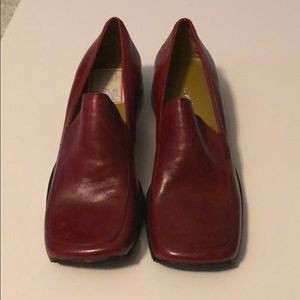 Women’s Red Enzo Angiolini Mules